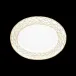 Art Deco Par Haviland Black/White/Gold Oval Dish