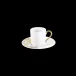 Stanislas Gold Coffee Cup & Saucer