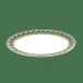 Reves Du Nil Green/Gold Oval Dish 40 Cm X 31.5 Cm