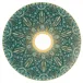 Rêves Du Nil Vert Or Service Plate