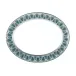 Rêves Du Nil Vert Platine Oval Platter