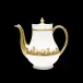 Feuille D'Or White/Gold Coffee Pot 120 Cl (Special Order)