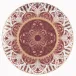 Rêves Du Nil Pourpre Or Round Tart Platter