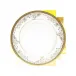 Diplomate White/Gold Dessert Plate 22 Cm (Special Order)