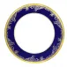 Pompadour Bleu de Four/Gold Fish Platter 29 Cm (Special Order)