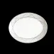 Clair de Lune Arcades Grey/Platinum Oval Dish Small