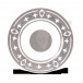 Grand Apparat Platine White/Platinum Flat Dish 31.5 Cm (Special Order)