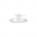 Infini Blanc Teacup And Saucer