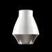 Graphic Small Vase Platine Platinum