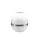 Dune Silver Band Medium Candle Holder 8.3 Cm