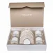 Infini Platinum Set Of 4 Teacups And Saucers