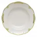 Princess Victoria Green Rim Soup Plate 8 in D