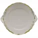 Princess Victoria Green Chop Plate With Handles 12 in D