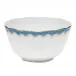 Fish Scale Blue Round Bowl 3.5 Pt 7.5 in D