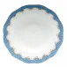 Fish Scale Blue Rim Soup Plate 8 in D