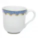 Fish Scale Blue Mug 10 Oz 3.5 in H