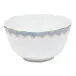 Fish Scale Light Blue Round Bowl 3.5 Pt 7.5 in D