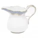 Fish Scale Light Blue Creamer 6 Oz 3.5 in H