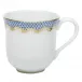 Fish Scale Light Blue Mug 10 Oz 3.5 in H