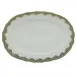 Fish Scale Gray Platter 15 in L X 11.5 in W