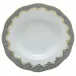 Fish Scale Gray Dessert Plate 8.25 in D