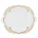 Golden Elegance Gold Square Cake Plate With Handles 9.5 in Sq