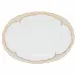 Golden Elegance Gold Platter 15 in L X 11.5 in W