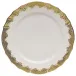 Fish Scale Gold Service Plate 11 in D