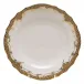 Fish Scale Brown Salad Plate 7.5 in D