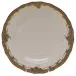 Fish Scale Brown Dessert Plate 8.25 in D