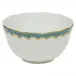 Fish Scale Turquoise Round Bowl 3.5 Pt 7.5 in D