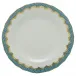 Fish Scale Turquoise Dessert Plate 8.25 in D