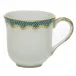 Fish Scale Turquoise Mug 10 Oz 3.5 in H