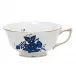 Chinese Bouquet Black Sapphire Tea Cup 8 Oz