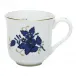 Chinese Bouquet Black Sapphire Mug 10 Oz 3.5 in H