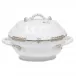 Princess Victoria Light Blue Tureen With Branch 2 Qt 9.5 in H