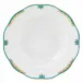 Princess Victoria Turquoise Rim Soup Plate 8 in D