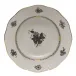 Chinese Bouquet Black Rim Soup Plate 8 in D