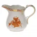 Chinese Bouquet Rust Creamer 10 Oz 4 in H