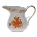 Chinese Bouquet Rust Creamer 6 Oz 3.5 in H