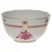 Chinese Bouquet Raspberry Round Bowl 3.5 Pt 7.5 in D