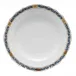 Chinese Bouquet Garland Black Sapphire Salad Plate 7.5 in D