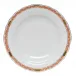 Chinese Bouquet Garland Rust Dessert Plate 8.25 in D