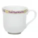 Chinese Bouquet Garland Raspberry Mug 10 Oz 3.5 in H