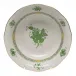 Chinese Bouquet Green Oatmeal Bowl 6.5 in D