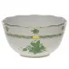 Chinese Bouquet Green Round Bowl 3.5 Pt 7.5 in D