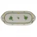 Chinese Bouquet Green Sandwich Tray 14.5 in L X 6 in W