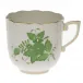 Chinese Bouquet Green Mocha Cup 4 Oz