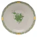 Chinese Bouquet Green Cream Soup Stand 7.25 in D