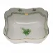 Chinese Bouquet Green Square Salad Bowl 10 in Sq